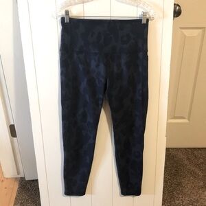 DSG stash pocket navy camo leggings